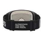 Alpinestars Vision 5 HONE MX Goggles (Black/White) Mirror Gold Lens