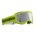 Alpinestars MX | MTB Vision 3 Goggles WORDMARK (Yellow Fluo) Mirror Silver Lens