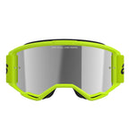 Alpinestars Vision 3 WORDMARK MX Goggles (Yellow Fluo) Mirror Silver Lens