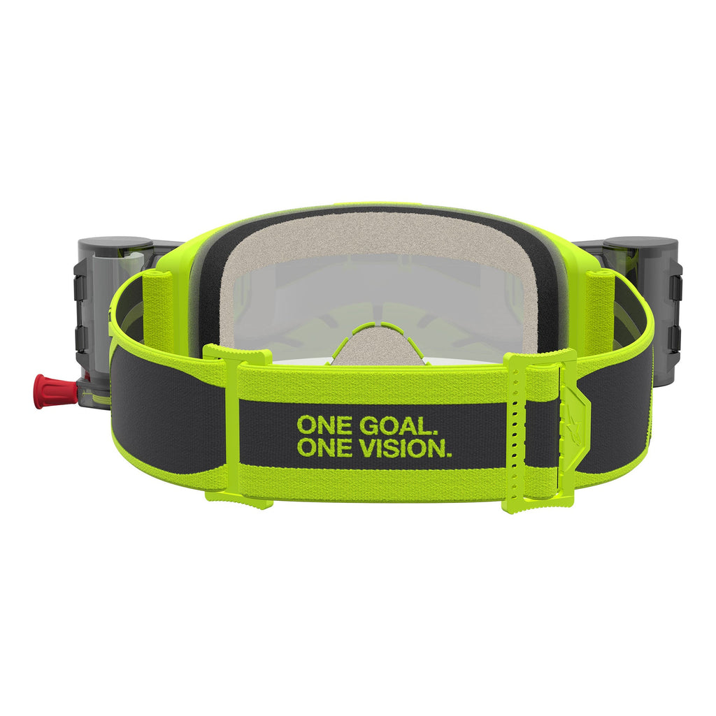 Alpinestars Vision 5 RORA Roll-Offs MX Enduro Goggles (Yellow Fluo/Black) Clear Lens