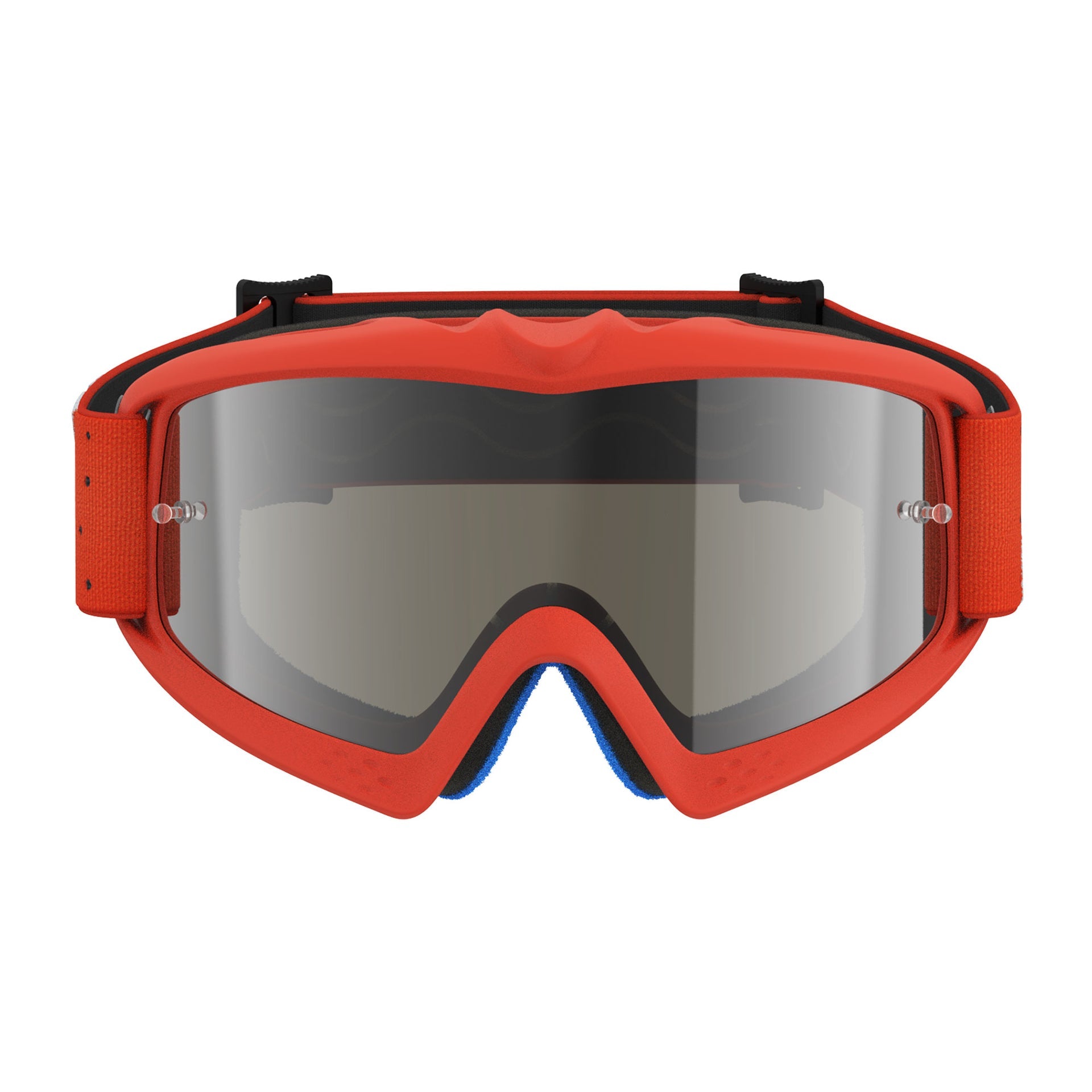Alpinestars Youth Vision VESTA MX Goggles (Orange/Silver) Mirror Silver Lens
