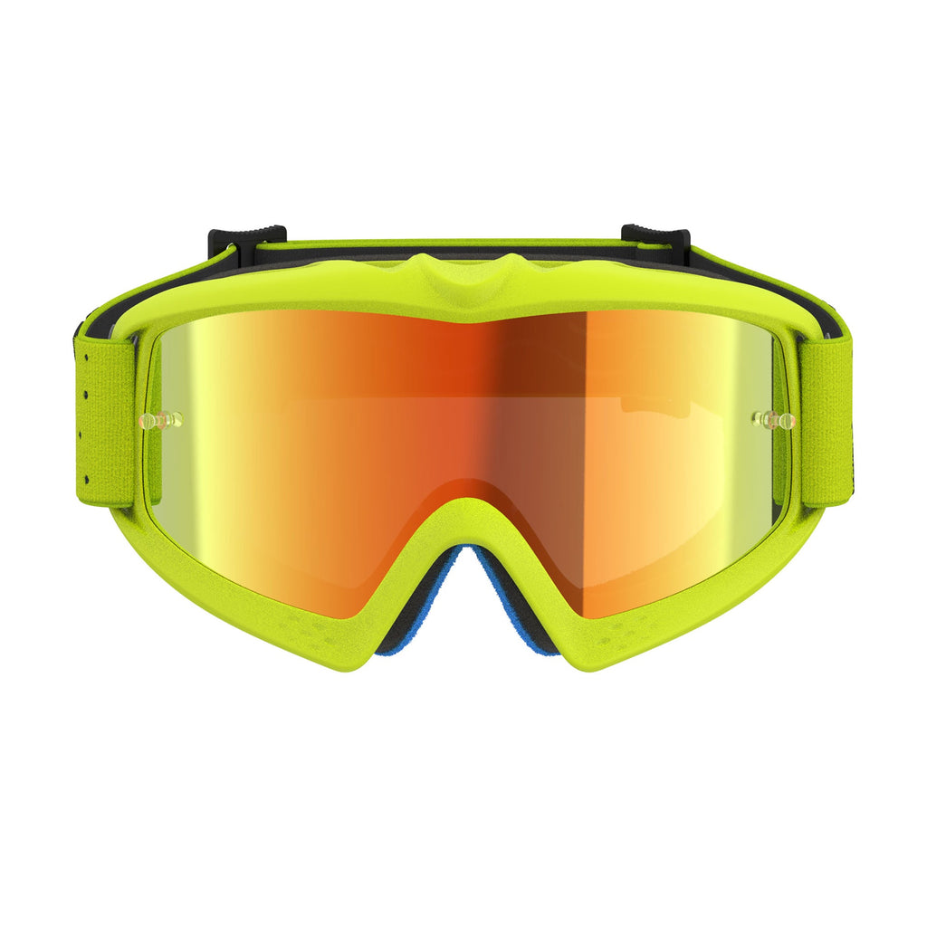 Alpinestars Youth Vision VESTA MX Goggles (Yellow Fluo/Black) Mirror Red Lens