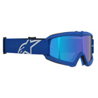 Alpinestars Youth Vision VESTA MX Goggles (Blue/White) Mirror Blue Lens