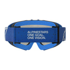 Alpinestars Youth Vision VESTA MX Goggles (Blue/White) Mirror Blue Lens