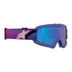 Alpinestars Youth Vision CORP MX Goggles (Purple/Pink Fluo) Mirror Blue Lens