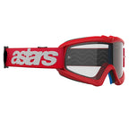 Alpinestars Youth Vision BLAZE Goggles (Red) Clear Lens