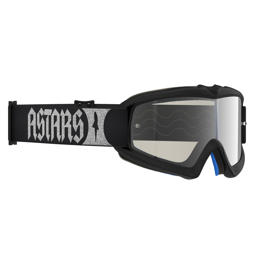 Alpinestars Youth Vision ATROX MX Goggles (Black/Silver) Mirror Silver Lens
