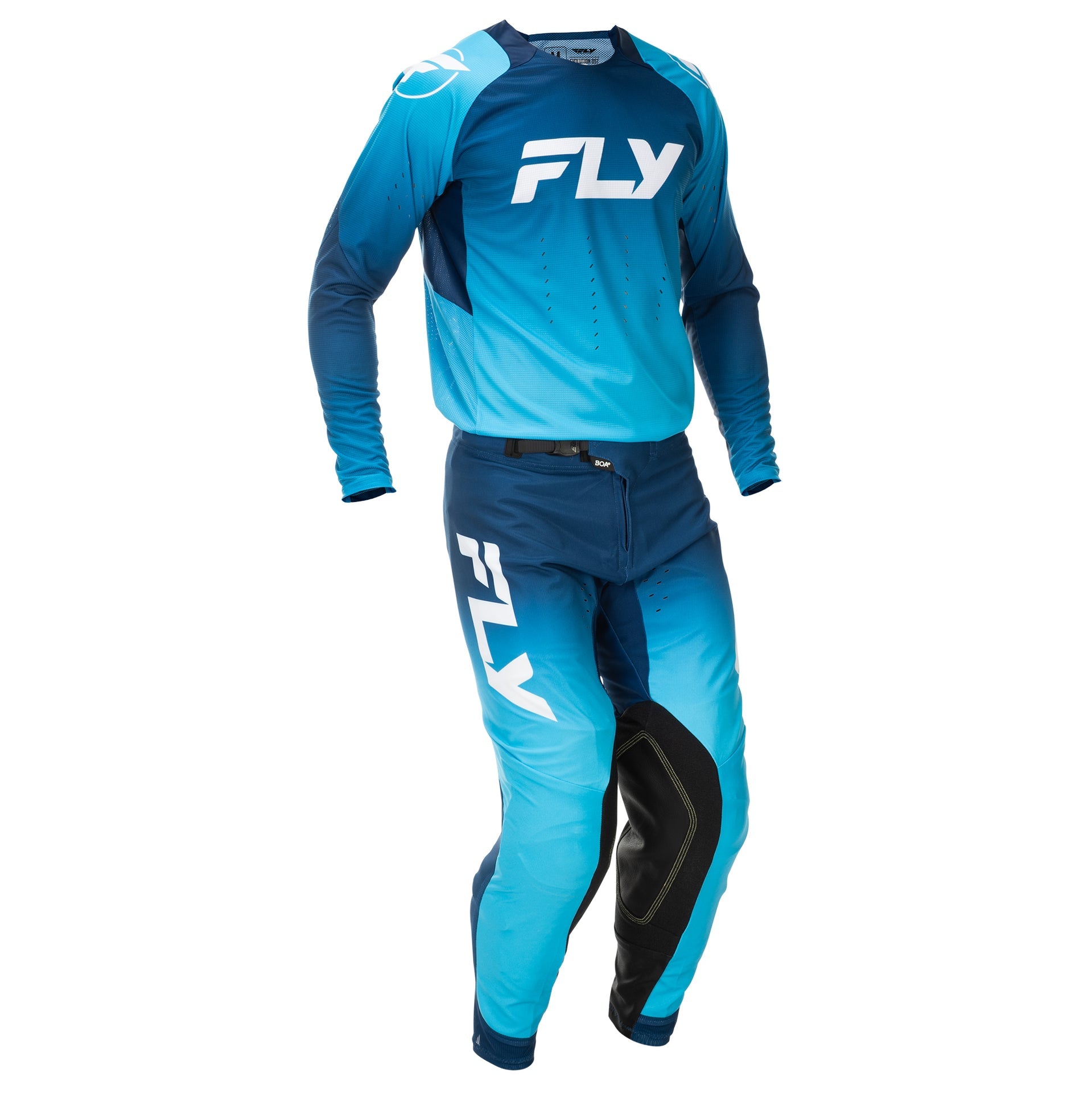 FLY MX Jersey & Pant Kit Deal - Evolution DST (Blue/Blue) L/32"