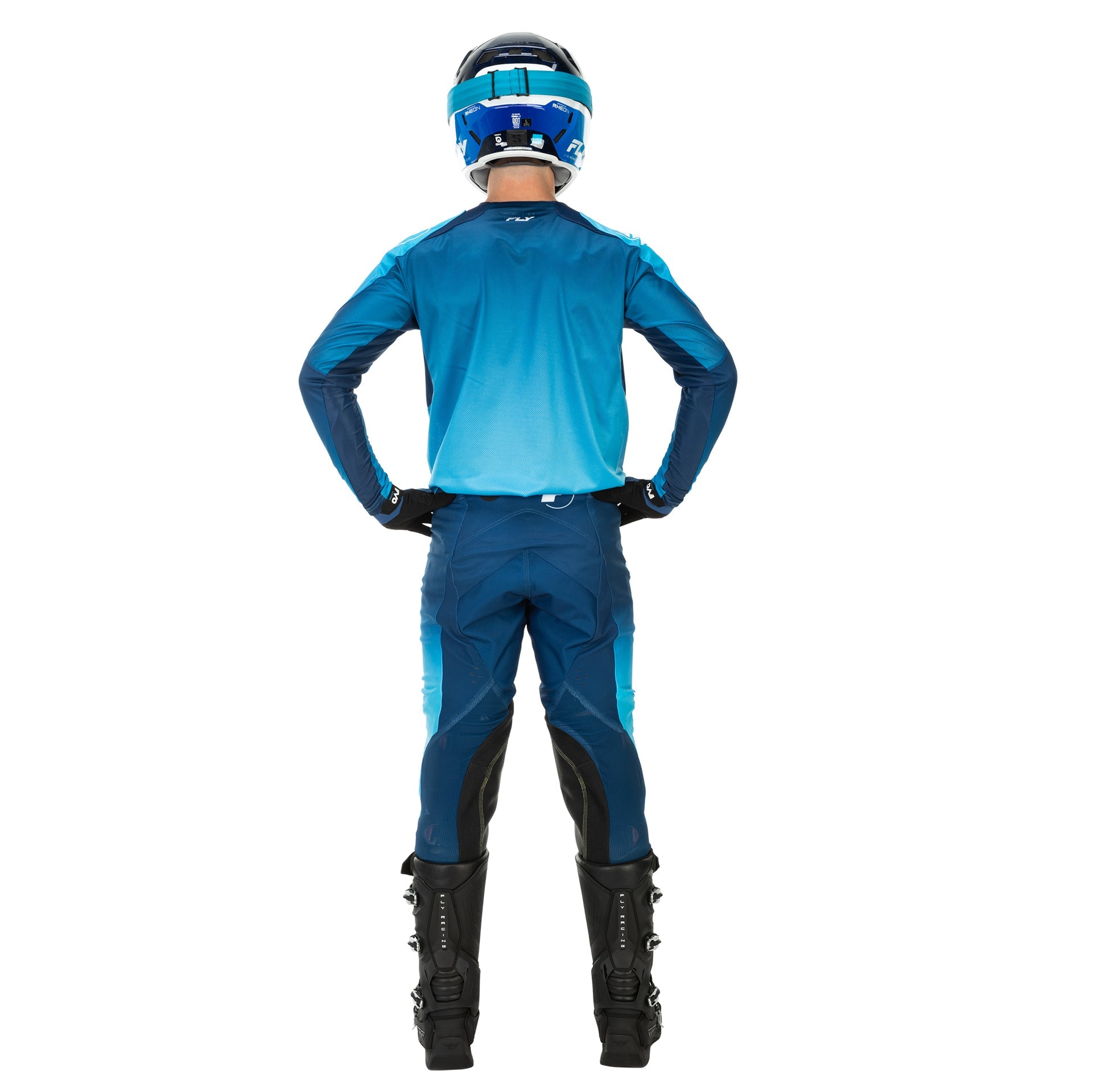 FLY MX Jersey & Pant Kit Deal - Evolution DST (Blue/Blue) L/32"