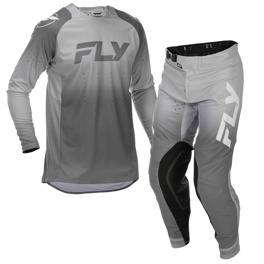 FLY MX Jersey & Pant Kit Deal - Evolution DST (Grey/Grey) L/32"