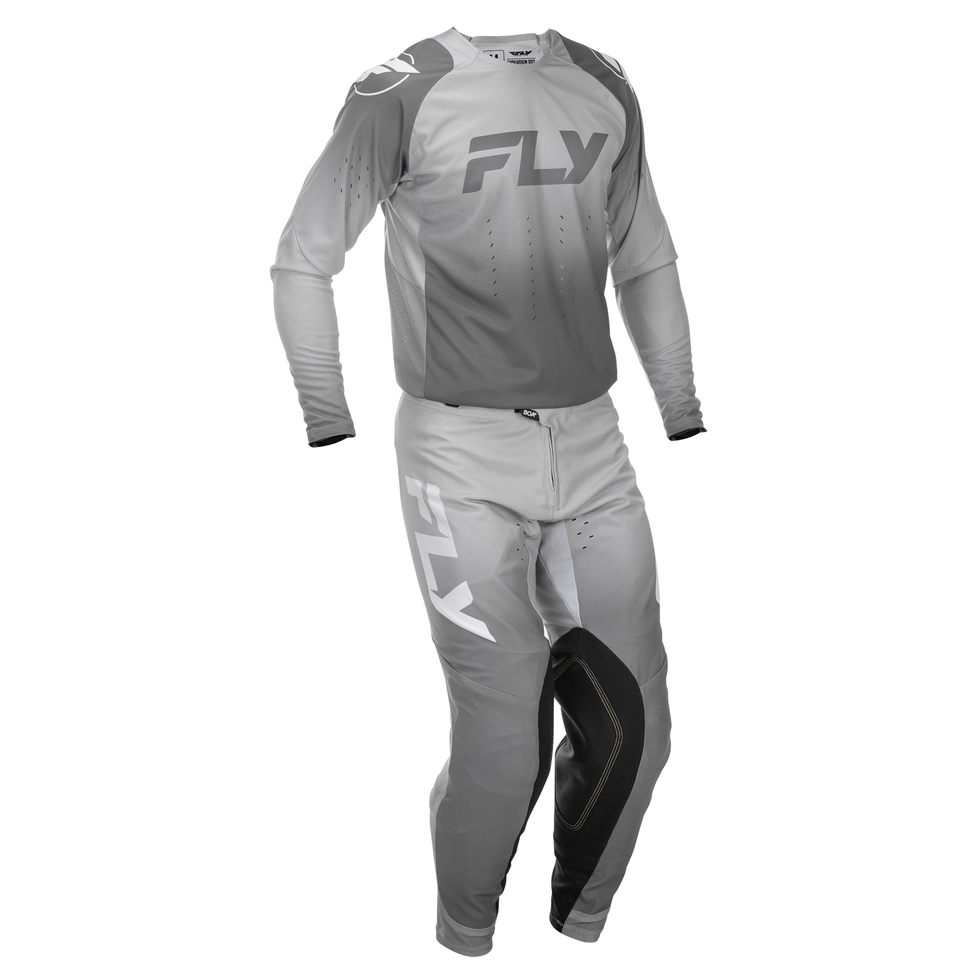 FLY MX Jersey & Pant Kit Deal - Evolution DST (Grey/Grey) L/32"