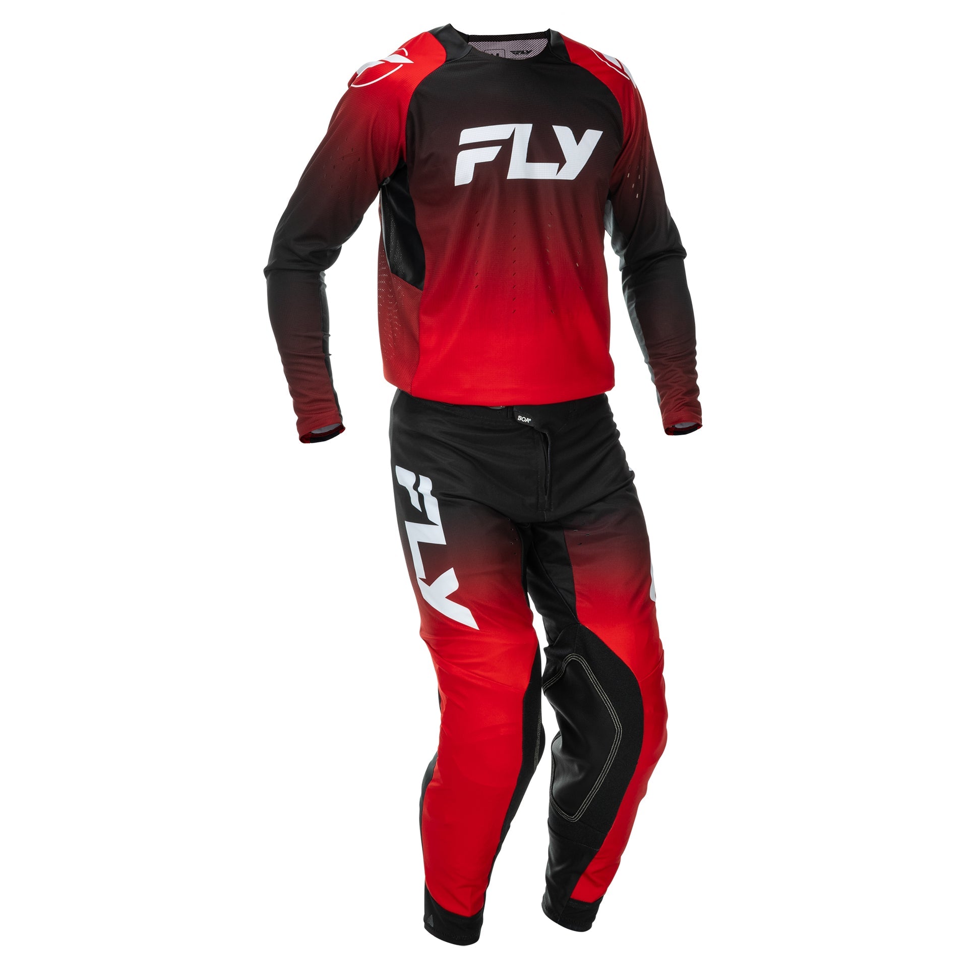 FLY MX Jersey & Pant Kit Deal - Evolution DST (Red/Black/White) M/32"