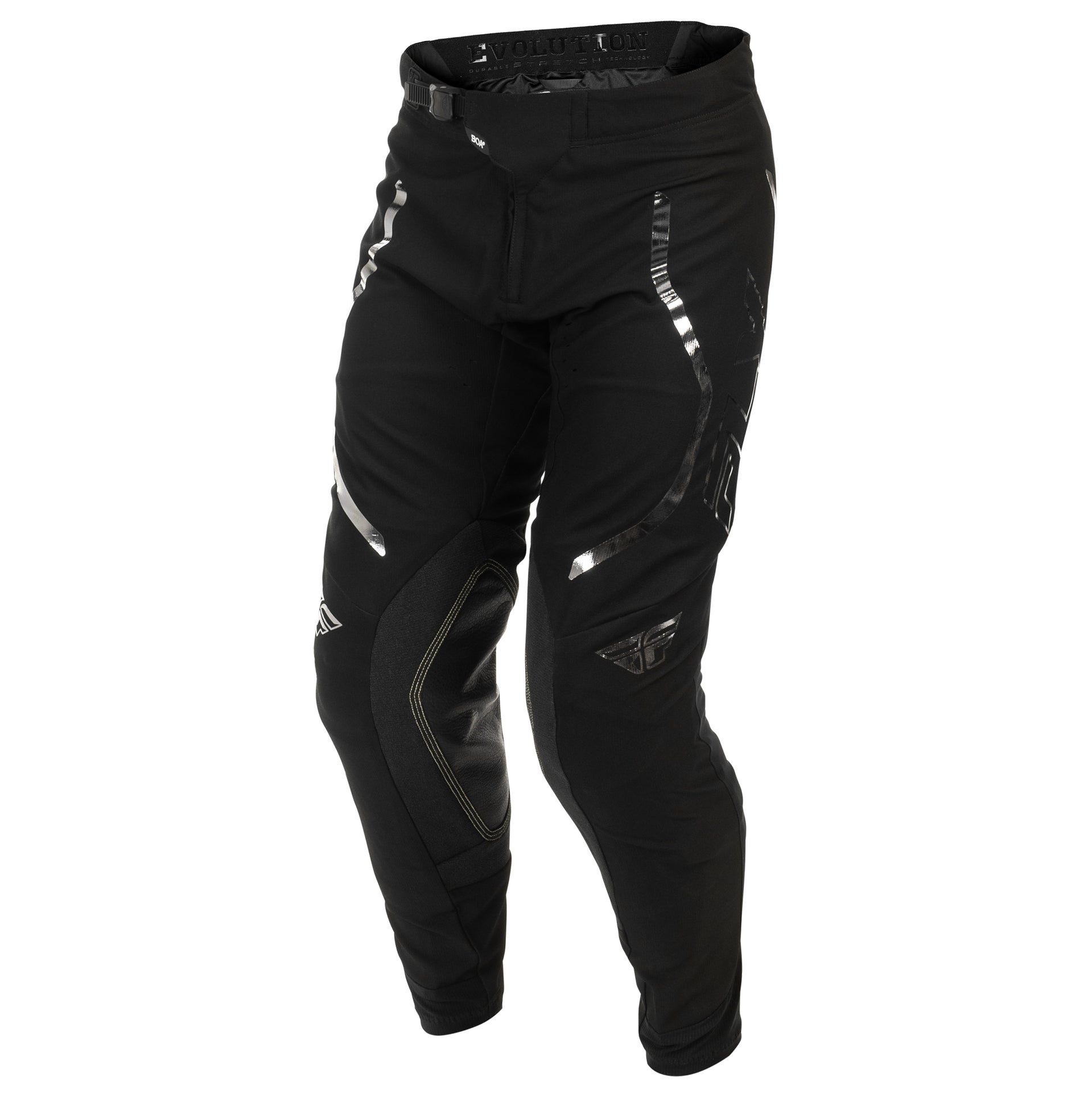 FLY MX Jersey & Pant Kit Deal - Evolution DST Spark (Black/Silver) L/32"
