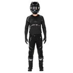 FLY MX Jersey & Pant Kit Deal - Evolution DST Spark (Black/Silver) M/32"