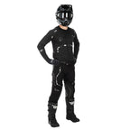 FLY MX Jersey & Pant Kit Deal - Evolution DST Spark (Black/Silver) M/32"