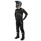 FLY MX Jersey & Pant Kit Deal - Evolution DST Spark (Black/Silver) L/32"
