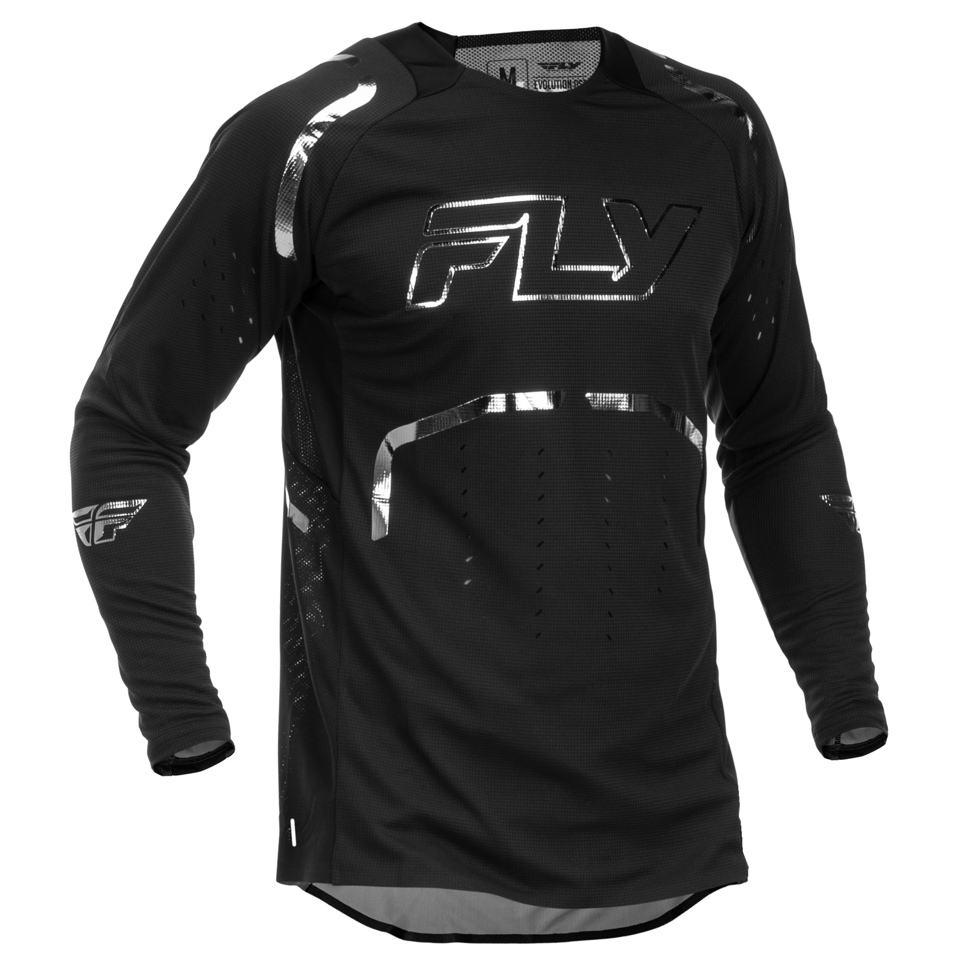 FLY MX Jersey & Pant Kit Deal - Evolution DST Spark (Black/Silver) L/32"
