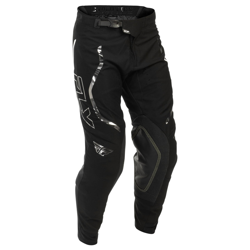 FLY MX Jersey & Pant Kit Deal - Evolution DST Spark (Black/Silver) M/32"