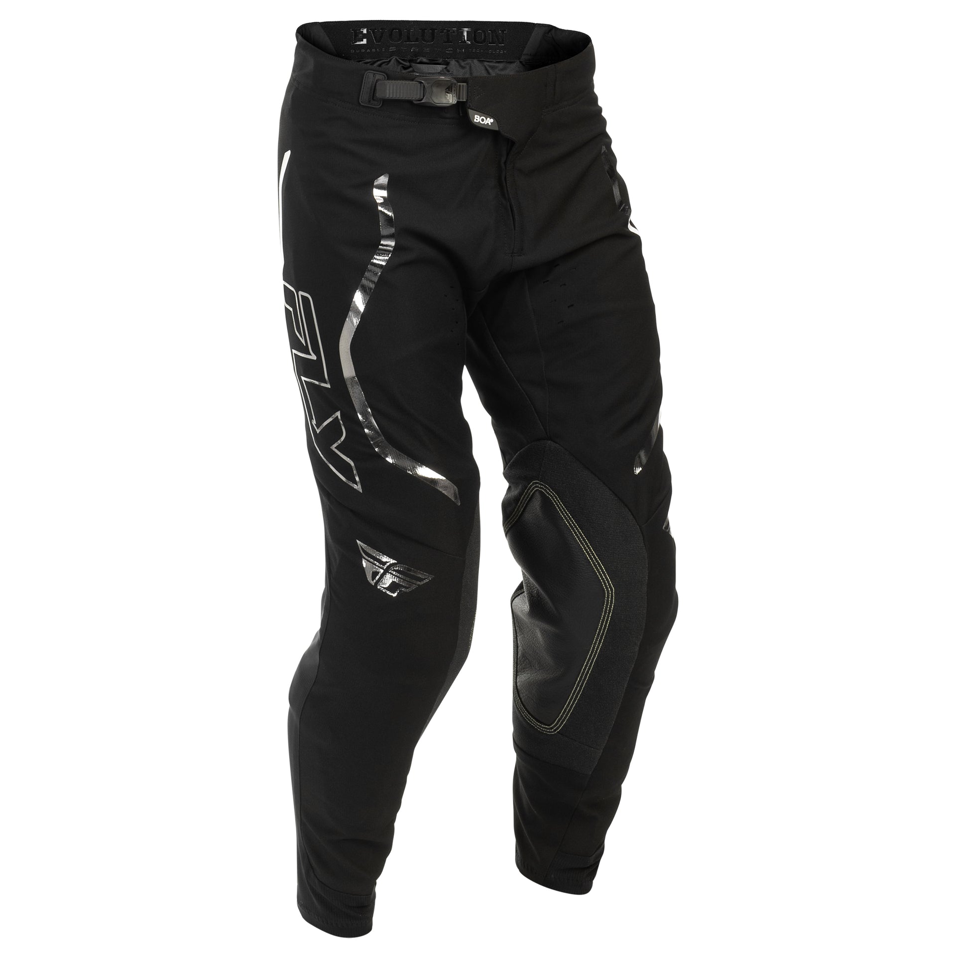 FLY MX Jersey & Pant Kit Deal - Evolution DST Spark (Black/Silver) L/32"