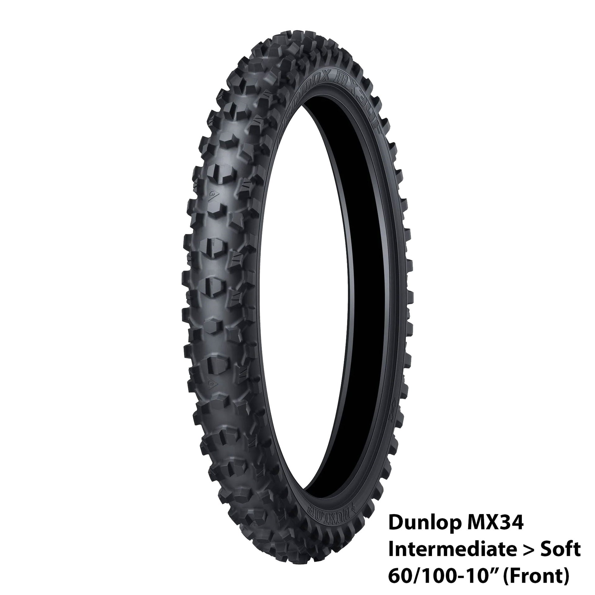 Dunlop Motocross Tyre - GeoMax MX34 (Medium>Soft)