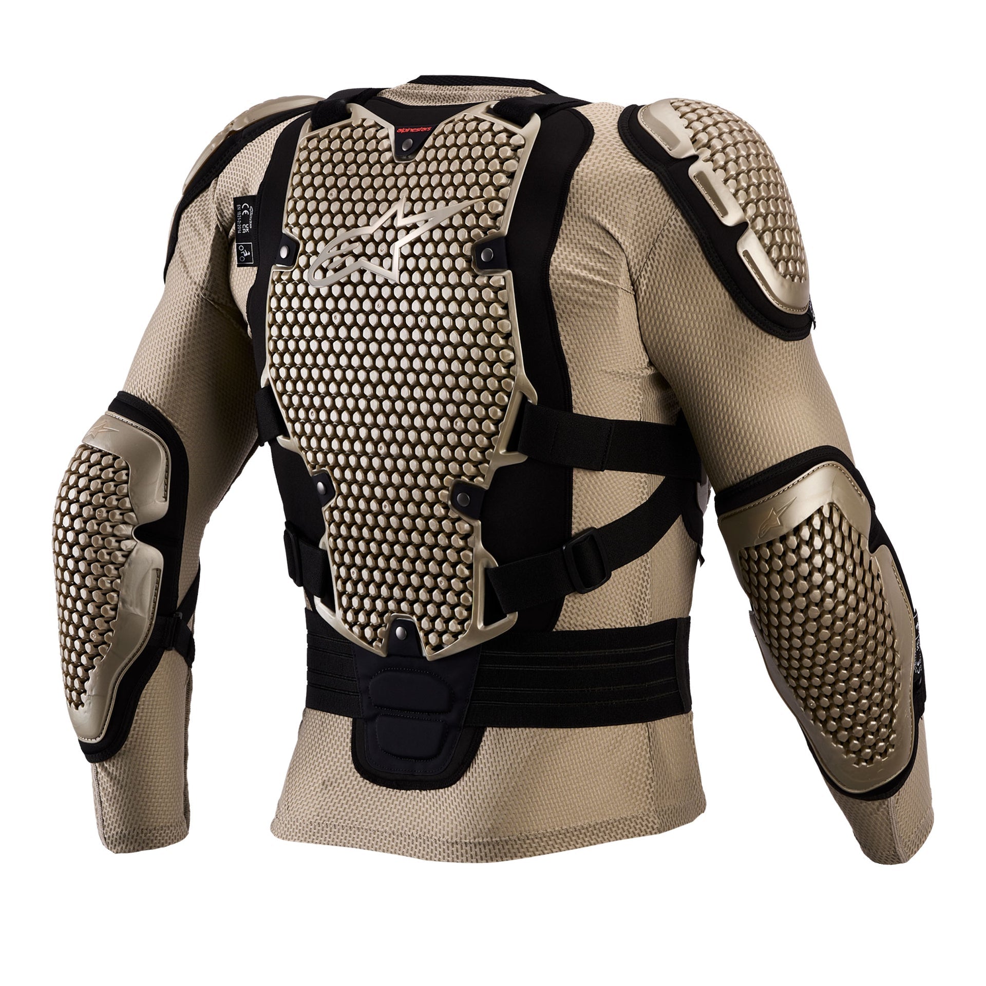 Alpinestars Bionic Action V3 MX | Enduro | Adventure Protection Jacket (Aluminum/Black/Red Fluo)