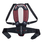 Alpinestars (Armour) Back Protector - Plasma With Straps + Kidney Belt (CE2) (Red/White/Black)