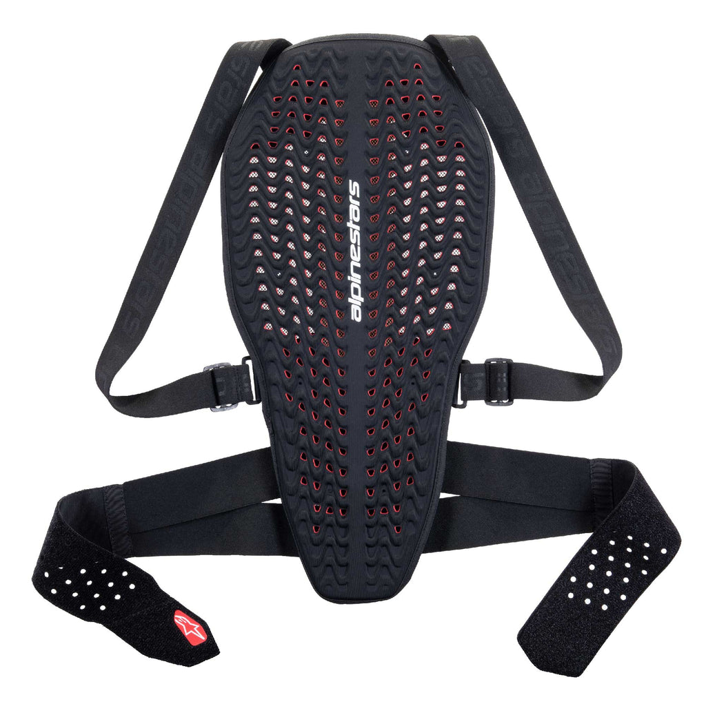 Alpinestars (Armour) Back Protector - Plasma With Straps + Kidney Belt (CE2) (Red/White/Black)