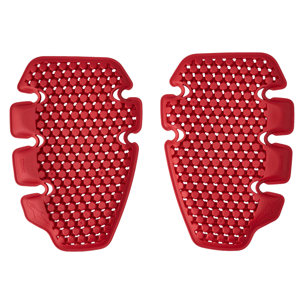 Alpinestars Motorcycle Knee Armour Inserts - NUCLEON MORPH STEALTH CE2 (Red)
