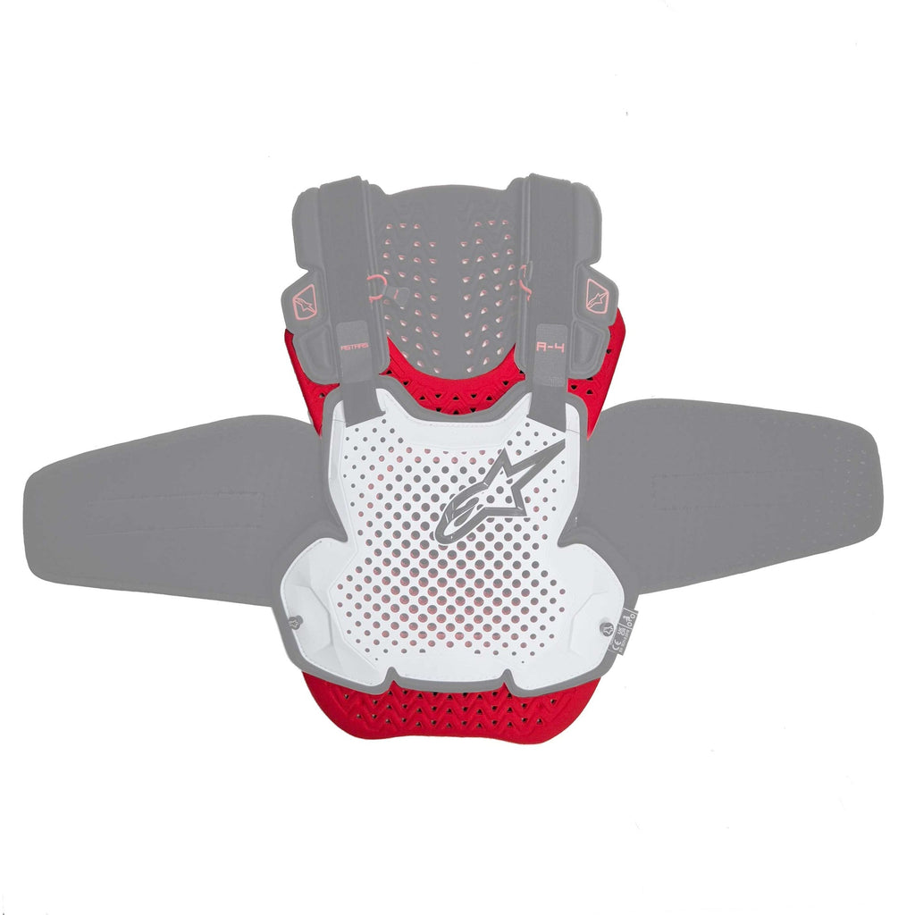 Alpinestars (Spares) Armour - Nucleon A-4 Plasma Roost Coverage Extension Kit (Red)