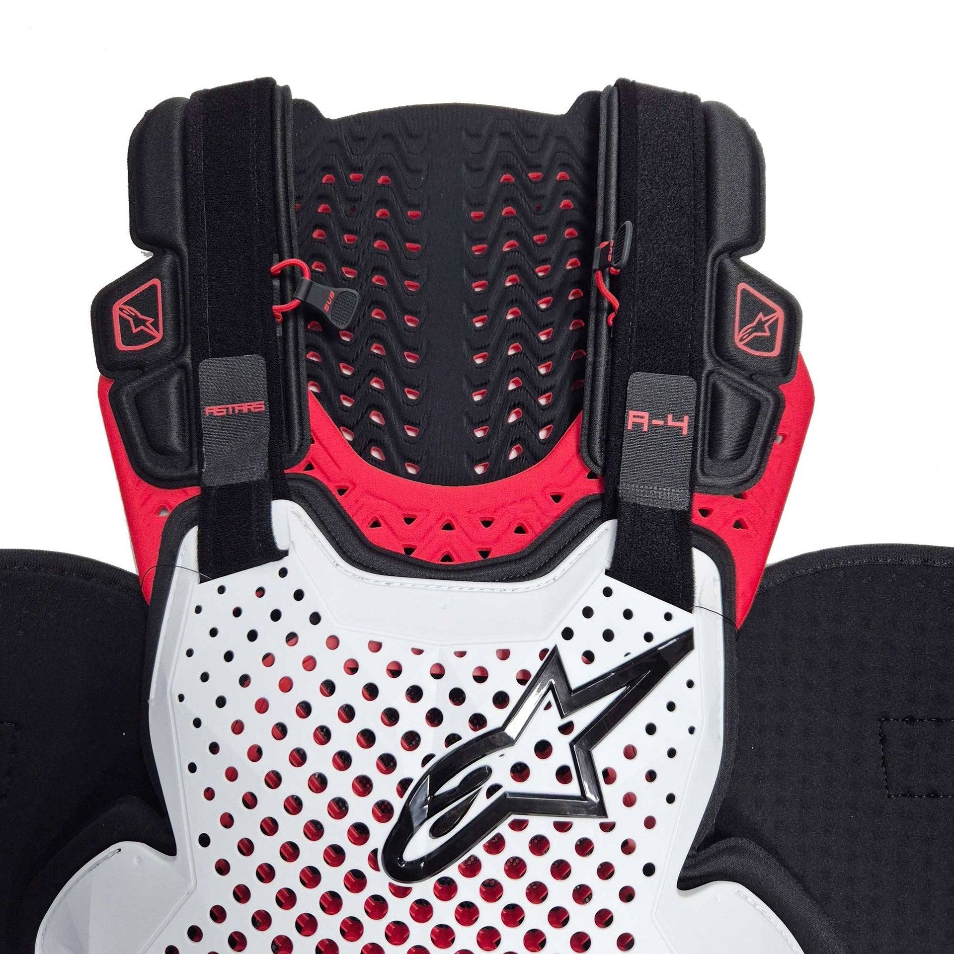 Alpinestars (Spares) Armour - Nucleon A-4 Plasma Roost Coverage Extension Kit (Red)