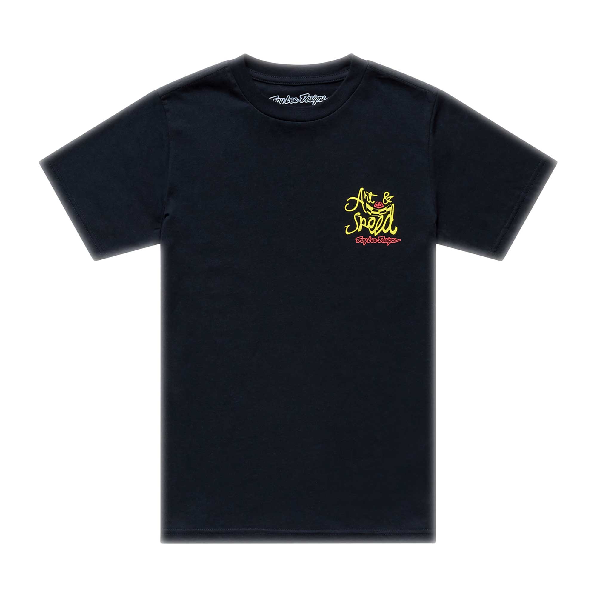 Troy Lee Designs Youth T-Shirt - HERITAGE (Black)