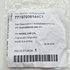 KTM Genuine Part - Fuel Tank Cap - KTM SX65 24-27, SX/SXF 85-450 13-27, Husqvarna TC65 24-27, TC/FC 85-450 14-27, Gas Gas MC65 24-27, MC/MCF 85-450 21-27