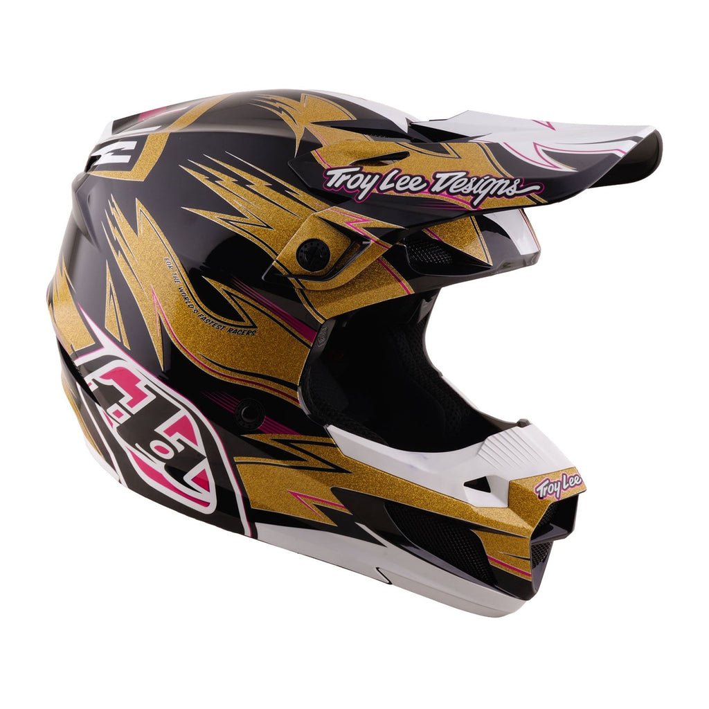 Troy Lee Designs Cyclops Limited Edition SE5 Polycarbonate MIPS Integra MX | Enduro Helmet (Gold/Black)