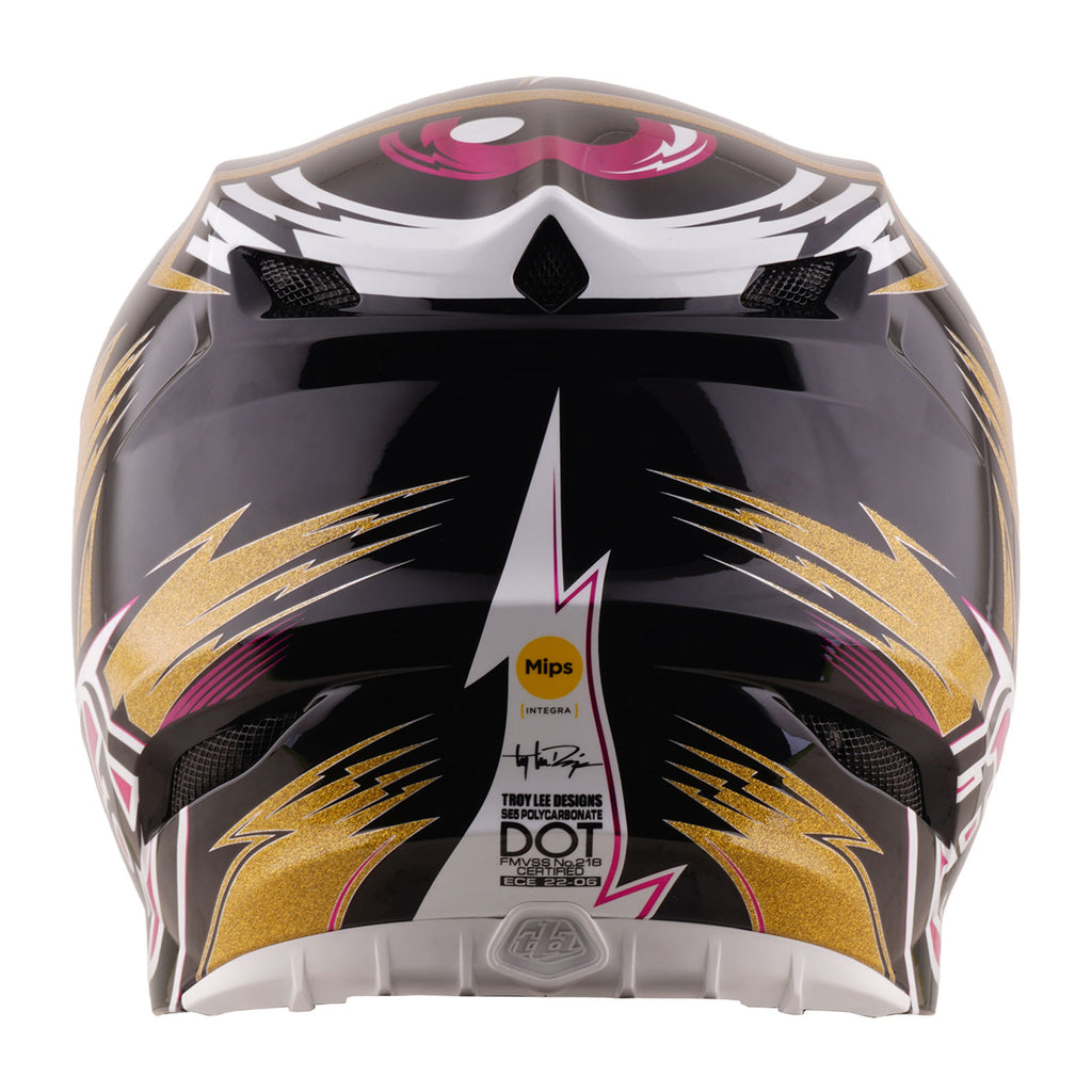 Troy Lee Designs Cyclops Limited Edition SE5 Polycarbonate MIPS Integra MX | Enduro Helmet (Gold/Black)