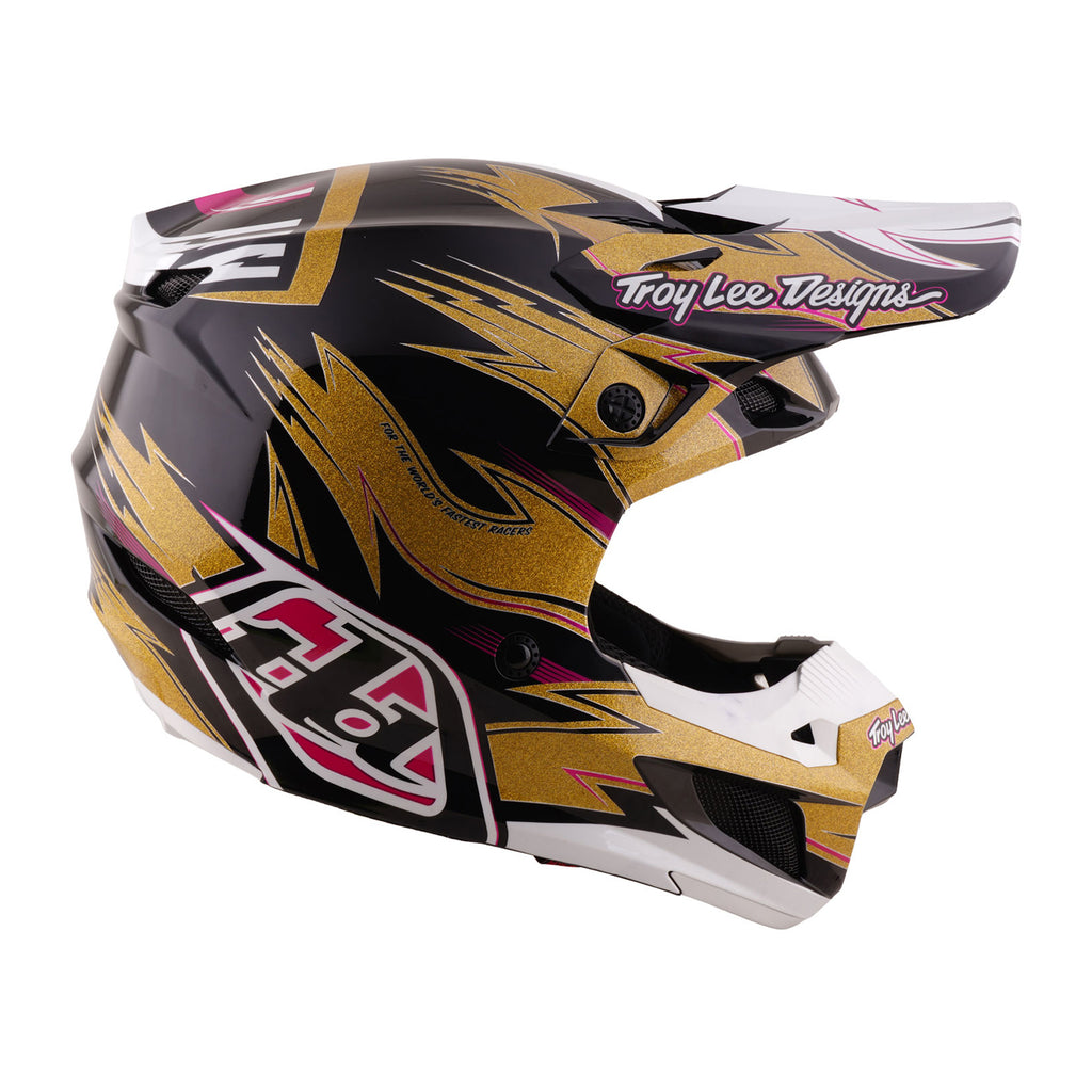 Troy Lee Designs Cyclops Limited Edition SE5 Polycarbonate MIPS Integra MX | Enduro Helmet (Gold/Black)