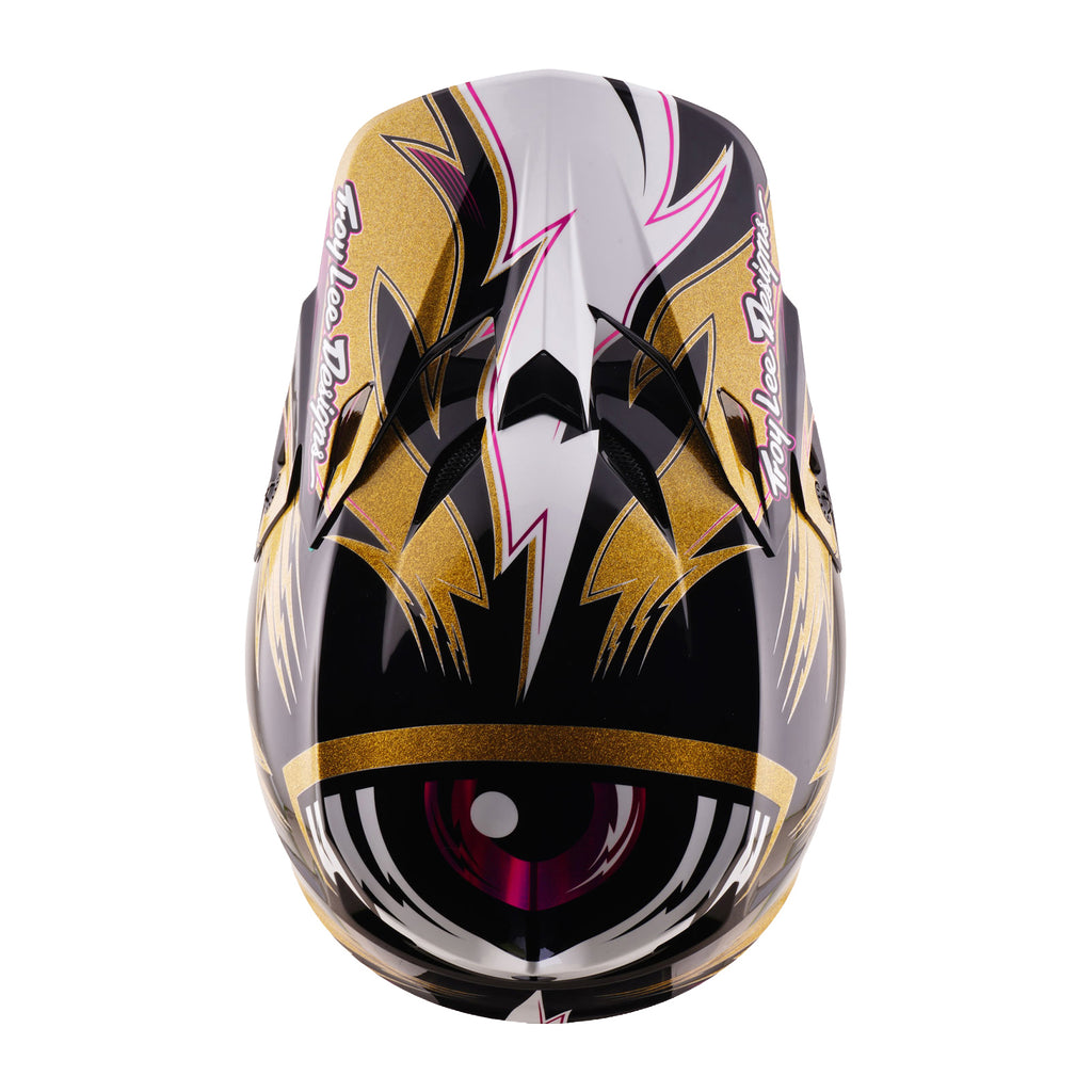 Troy Lee Designs Cyclops Limited Edition SE5 Polycarbonate MIPS Integra MX | Enduro Helmet (Gold/Black)