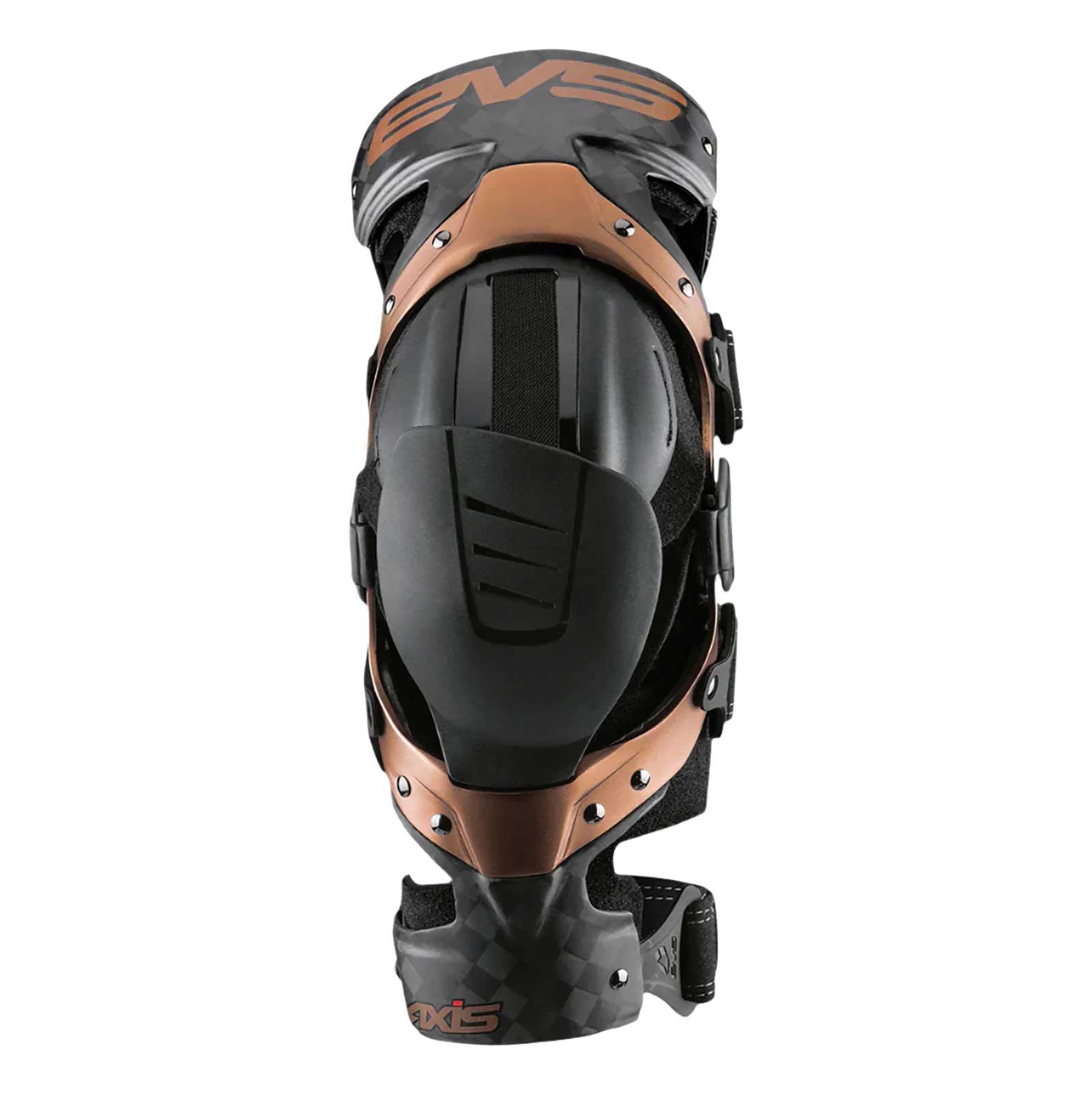 EVS Adult MX | Enduro - Axis Pro Knee Braces - Pair (Black/Copper)