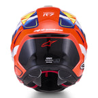 Alpinestars S-R7 TAIYO FURUSATO Motorcycle Helmet (Red/White/Blue/Yellow)