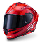 Alpinestars S-R7 A-CORE Motorcycle Helmet (Red/White)