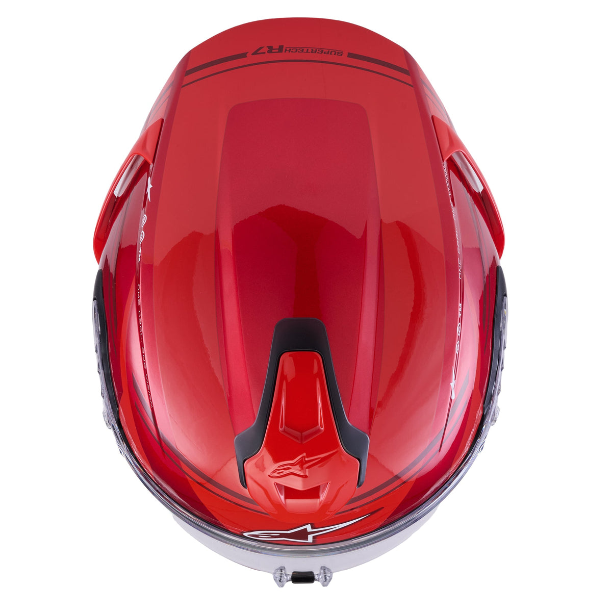 Alpinestars S-R7 A-CORE Motorcycle Helmet (Red/White)
