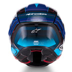 Alpinestars S-R7 KINETIS Motorcycle Helmet (Black/Blue/Pink Fluo)