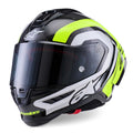 Alpinestars Supertech S-R10 ARIUS Motorcycle Race Helmet (Black/Silver/Yellow Fluo)
