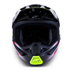 Alpinestars S-M7 BLASTER MX Helmet (Black/Gray/White/Yellow Fluo)