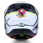 Alpinestars S-M7 BLASTER MX Helmet (Black/Gray/White/Yellow Fluo)