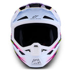 Alpinestars S-M7 BLASTER MX Helmet (Purple/Pink/White)