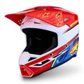 Alpinestars S-M3 FALCON MX Helmet (Red Fluo/White/Yellow Fluo)