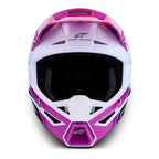 Alpinestars S-M3 FALCON MX Helmet (Purple/White/Black/Pink Fluo)