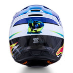 Alpinestars S-M3 FALCON MX Helmet (Blue/White/Black/Yellow Fluo)