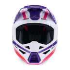 Alpinestars S-M3 HEAT MX Helmet (White/Purple/Pink Gloss)
