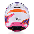 Alpinestars S-M3 HEAT MX Helmet (White/Purple/Pink Gloss)
